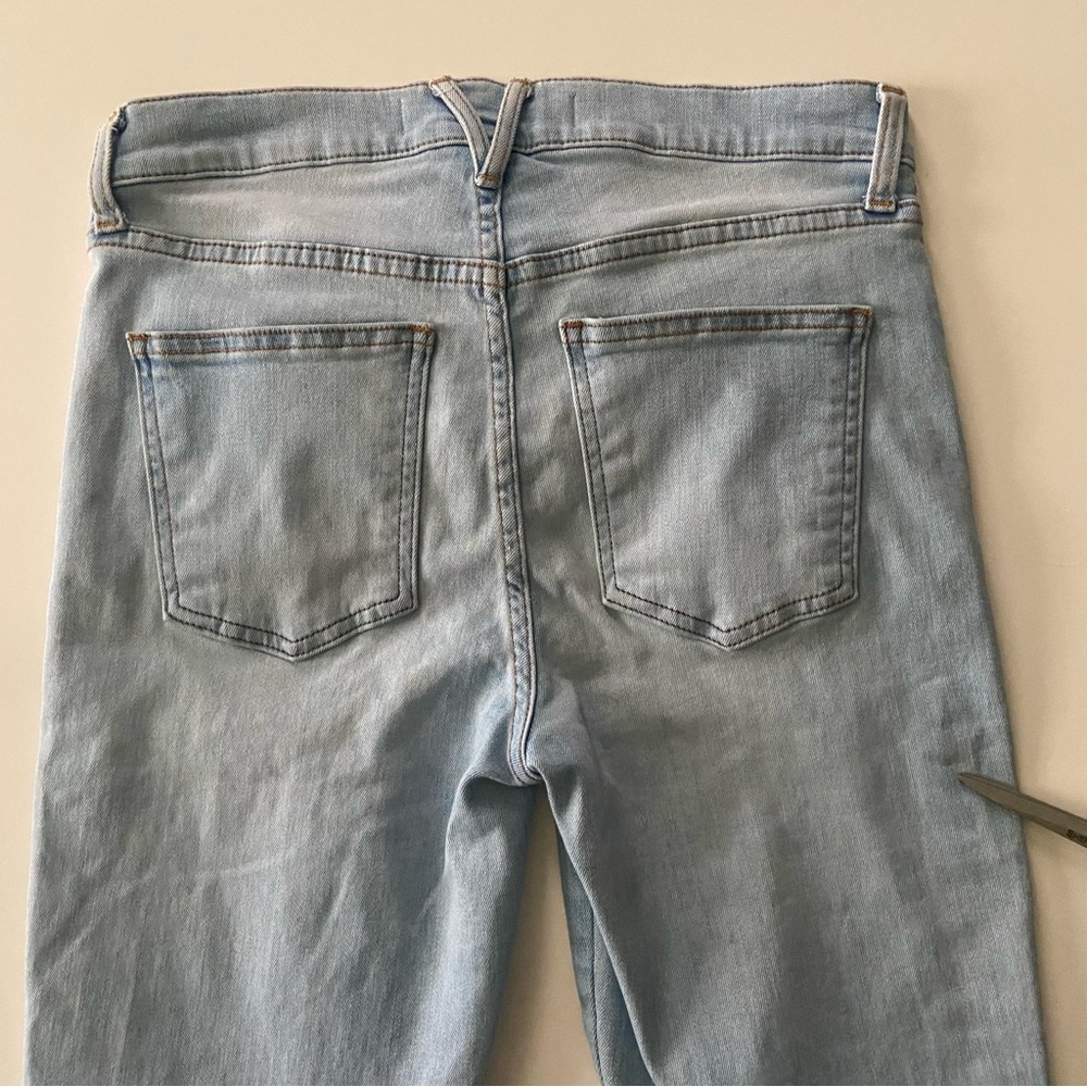 New Veronica Beard Carolyn Tuxedo Stripe Baby Boot Jeans Size 28/6 - Picture 10 of 11